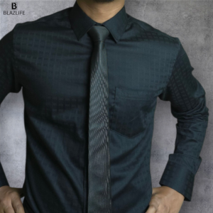 blazlife executive black formal shirt for men