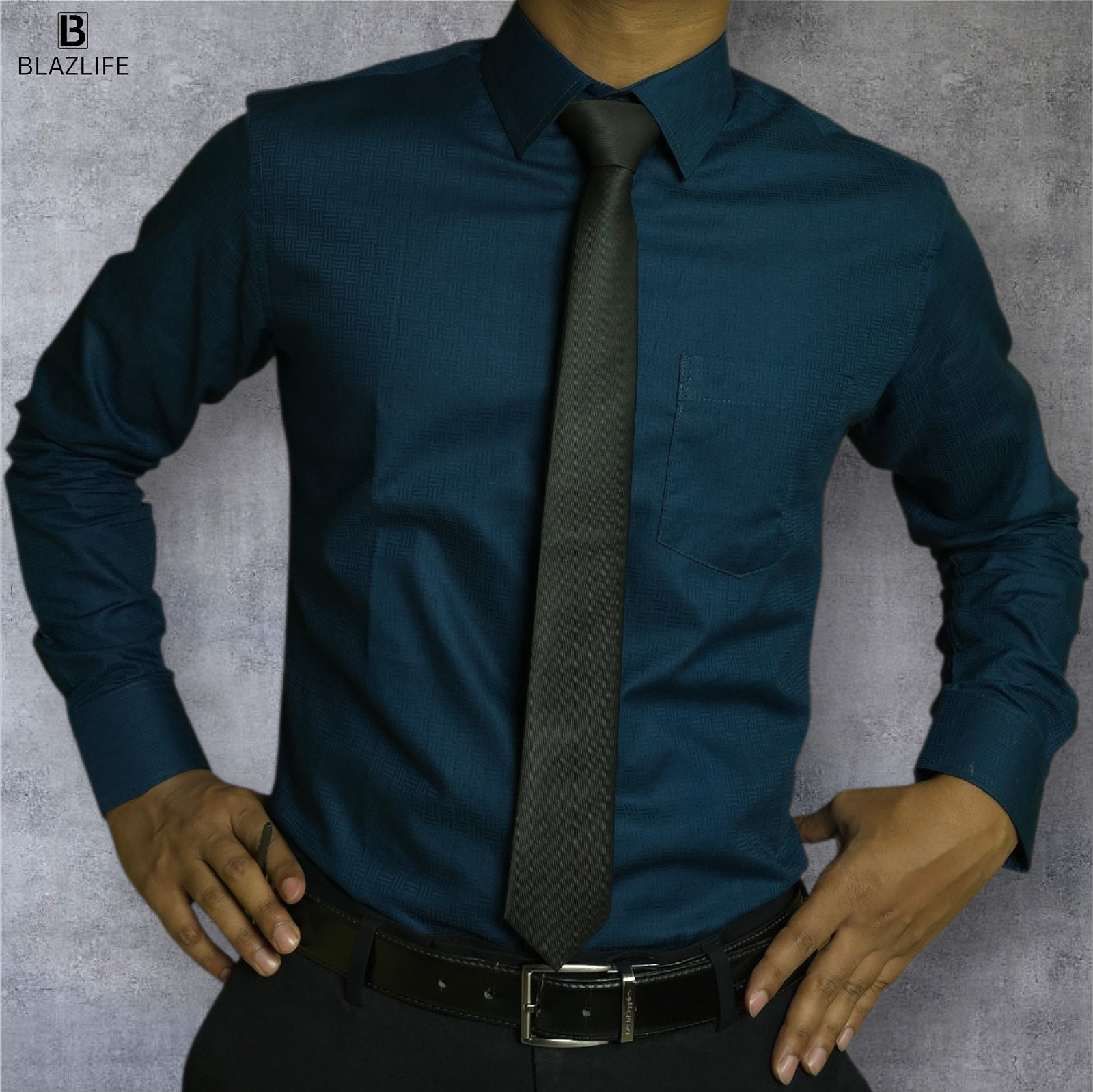 blazlife executive sky green formal shirt for men blazlife executive sky green formal shirt for men