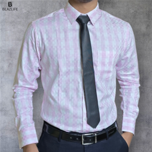 blazlife executive navy blue formal shirt for men