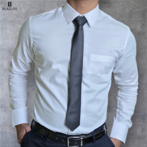blazlife premium white formal shirt