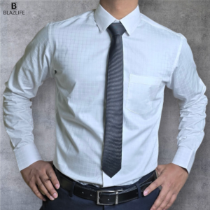 blazlife premium white formal shirt