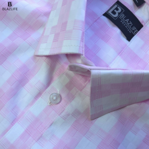 blazlife premium light pink formal shirt for men