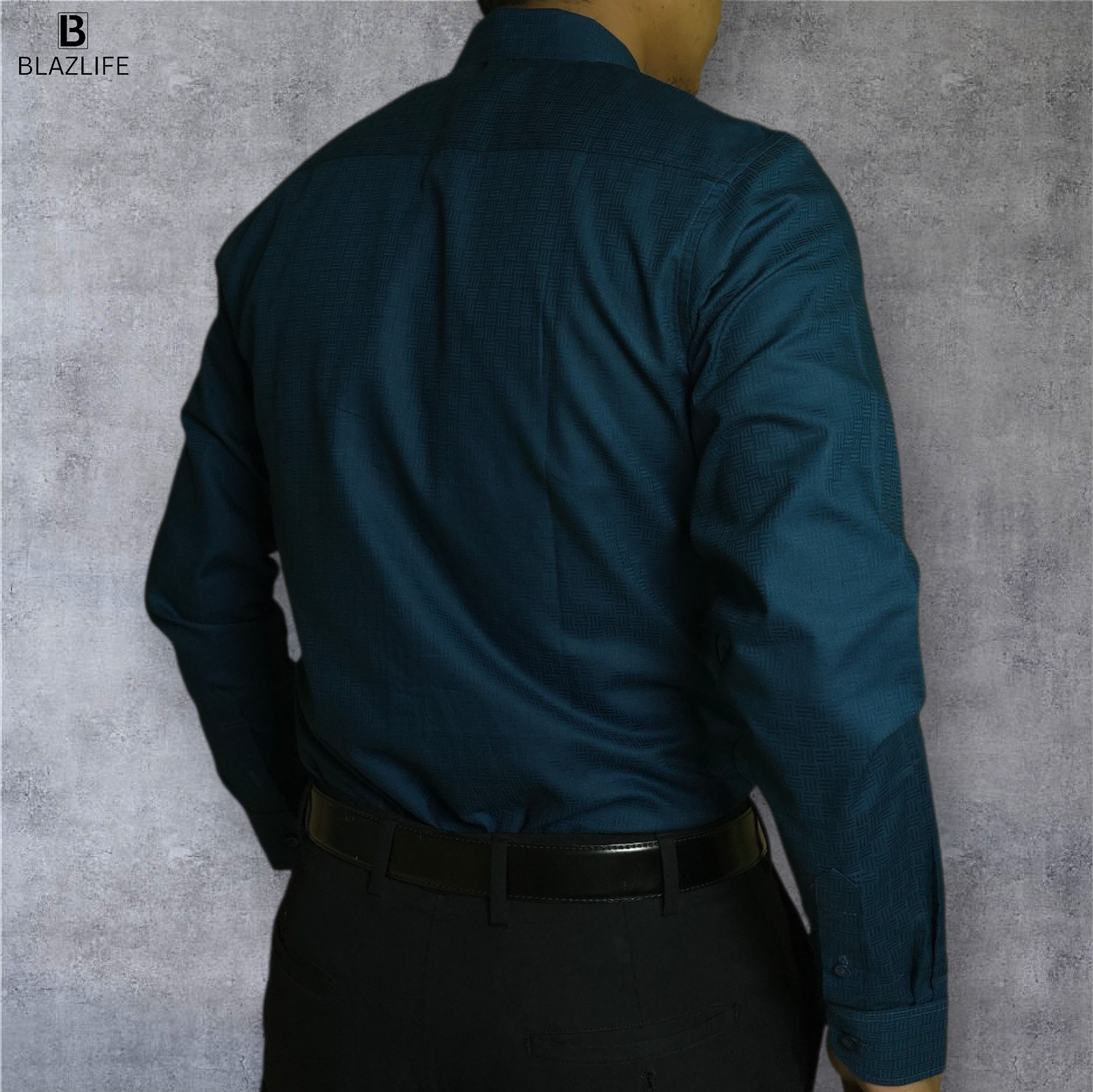 blazlife executive sky green formal shirt for men blazlife executive sky green formal shirt for men